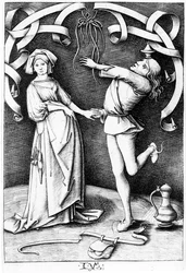 Le Jongleur et la Femme, vers 1495-1503